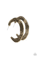 Load image into Gallery viewer, The HOOP Up - Brass Earring 2511e