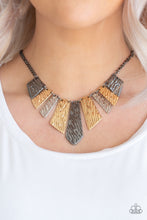 Load image into Gallery viewer, Texture Tigress - Multi Necklace 37n
