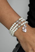 Load image into Gallery viewer, Mom Wow - White Bracelet 1602B