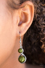Load image into Gallery viewer, i Set The Stage - Green Earrings 2558E