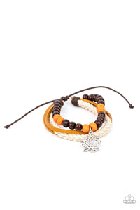 Lotus Beach - Orange Bracelet 1750b