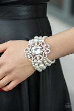 Load image into Gallery viewer, Rule The Room - White Bracelet 1737B