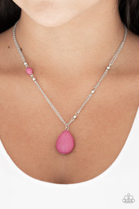 Peaceful Prairies - Pink Necklace 2593N