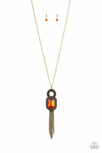 Load image into Gallery viewer, A Good TALISMAN Is Hard To Find - Orange Necklace