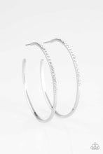 Load image into Gallery viewer, Make The FIERCE Move - White Hoop Earring 2538E