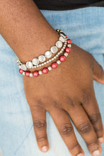 Load image into Gallery viewer, Girly Girl Glamour - Red Bracelet