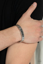 Load image into Gallery viewer, Conquer  Your Fears - Silver Bracelet 1691b