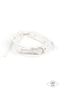 Lead Guitar - White Bracelet 1603B