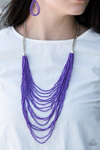 Load image into Gallery viewer, Bora Bombora - Purple  Necklace 1302N