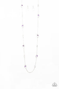 Rocky Razzle - Purple Necklace 2604N