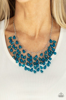 Garden Fairytale  -Blue Necklace 1419n