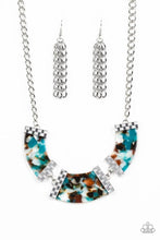 Load image into Gallery viewer, HAUTE - Blooded - Blue Necklace 63n