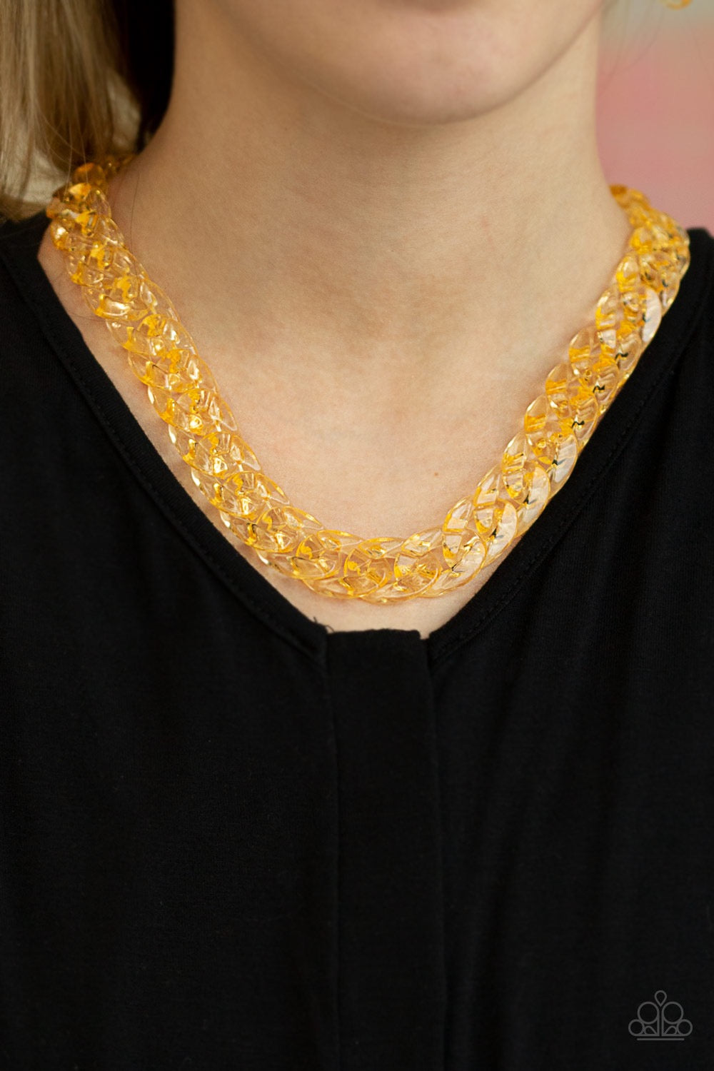 Put It On Ice - Gold Necklace 11n