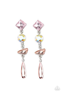 Rock Candy Elegance - Pink Earring 2807e