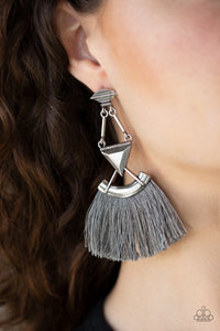 Puma Prowl - Silver Earring