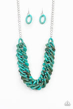 Load image into Gallery viewer, Comin In HAUTE - Blue Necklace 12n
