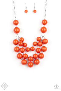Miss - POP - YOU - larty - Orange Necklace 1156N