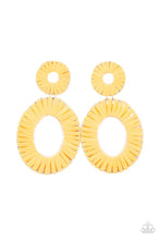 Load image into Gallery viewer, Foxy Flamenco - Yellow Earring 2843e