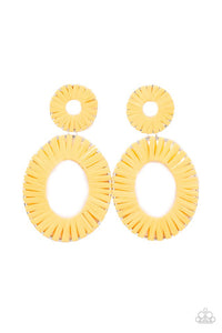 Foxy Flamenco - Yellow Earring 2843e