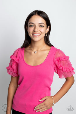 Flirty Fiancé and Bedazzled Beauty - Gold Necklace and Bracelet