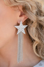 Load image into Gallery viewer, Superstar Solo - White Earring 2909e