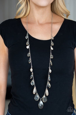 Glow And Steady  Wins The Race - Brown Necklace 1012n