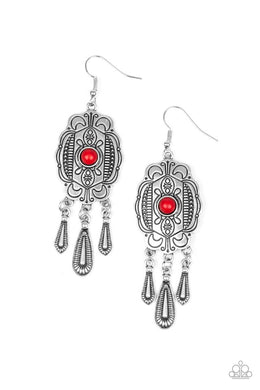Natural Native - Red Earring