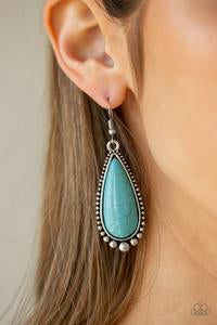Desert Quench - Blue Earring