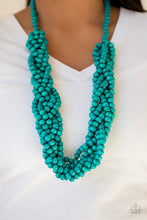 Load image into Gallery viewer, Tahiti Tropic - Blue Necklace 1209N