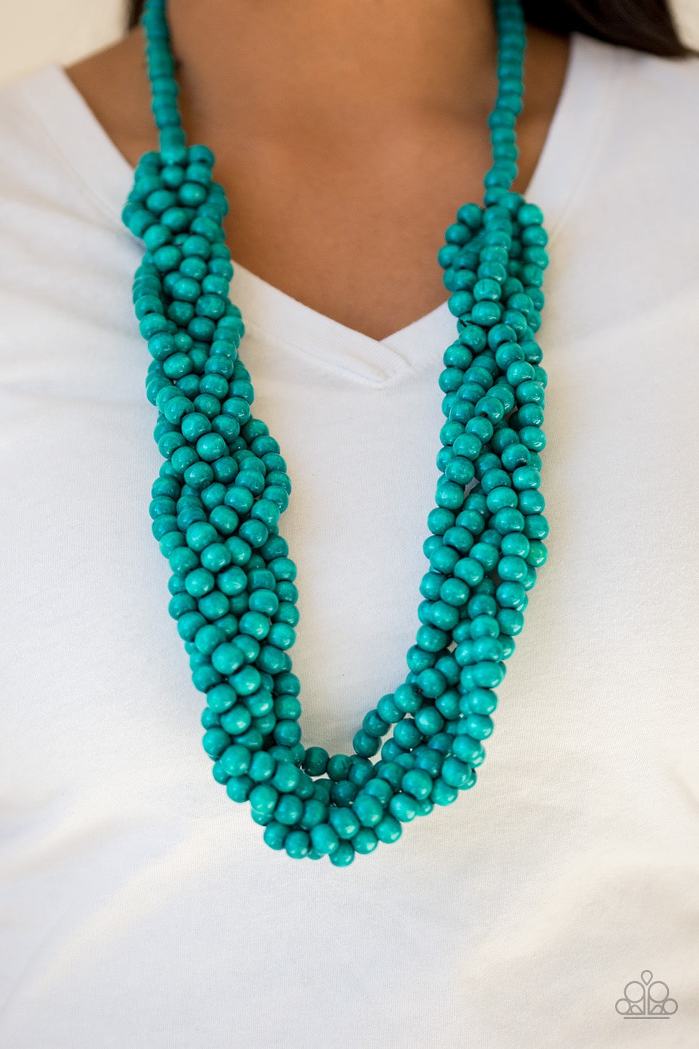 Tahiti Tropic - Blue Necklace 1209N