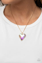 Load image into Gallery viewer, Lockdown My Heart- Gold Necklace