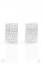 Load image into Gallery viewer, Hollywood Hotshot - White Clip On Earring 2522e