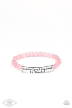 Load image into Gallery viewer, So She Did - Pink Bracelet 1788b