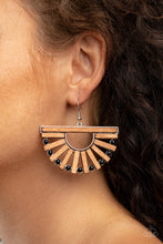 Load image into Gallery viewer, Wooden Wonderland - Black Earring 2814e