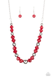 Jewel Jam - Red Necklace 1284N
