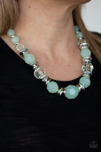 Dine and Dash - Green Necklace 1252N