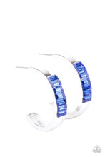 Load image into Gallery viewer, Bursting Brilliance -  Blue Earring 2882e