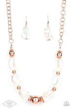 Load image into Gallery viewer, Iridescently Ice Queen - Copper  Necklace 1402n