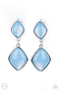 Double Dipping Diamonds - Blue Earring 2885e