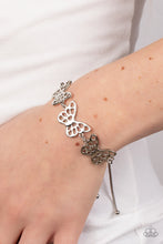 Load image into Gallery viewer, Put a WING on It - Silver Bracelet 1801b