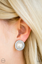 Load image into Gallery viewer, Don’t Forget Your Glass Slipper ! White Clip On Earring 2651E