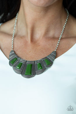Lion Den - Green Necklace 2590N