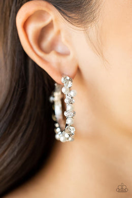 Let There Be SOCIALITE - White Earring 2915e