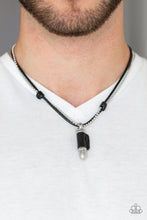 Load image into Gallery viewer, Magic Bullet - Black Necklace 1169N