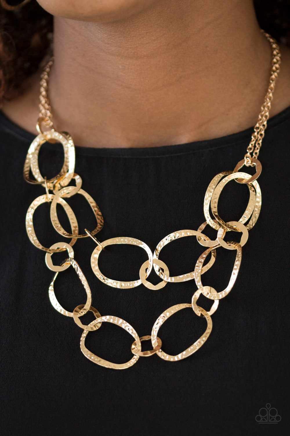 Circus Chic - Gold Necklace 1326n