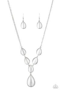 Dewy Decandence  - White Necklace 1260N