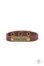 Load image into Gallery viewer, Love Life - Brown Bracelet 1610B
