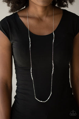 Mainstream Minimalist - White  Necklace 1120N