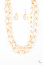 Load image into Gallery viewer, Ice Bank -  Gold Necklace 17n