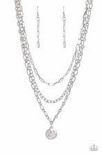 Load image into Gallery viewer, Winking Wanderer - Silver Necklace 1473n